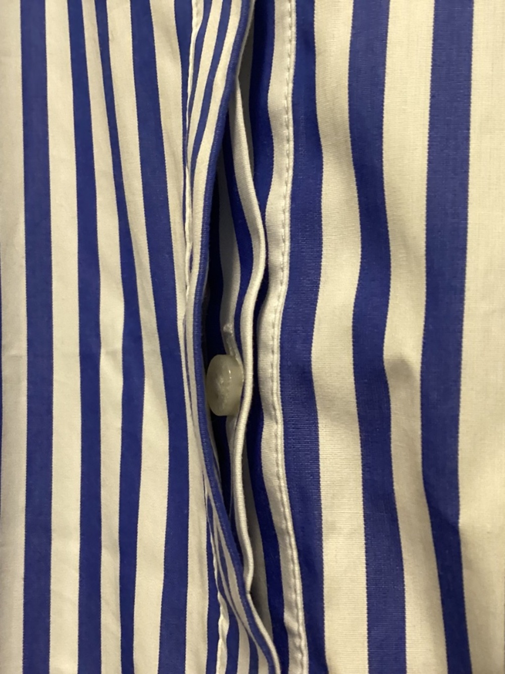 Lauren Ralph Lauren Stripe Long Sleeve Cotton Broadcloth Shirtdress, size 10 - Picture 14 of 14